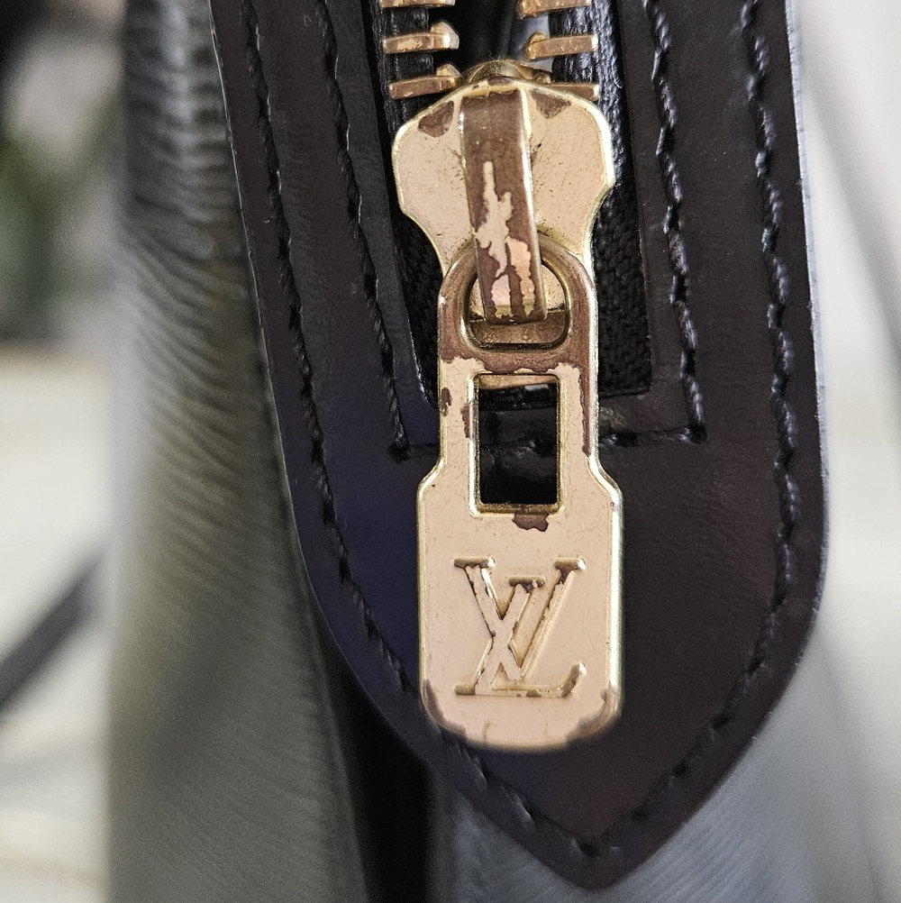 Louis Vuitton Black Epi Leather Saint Jacques GM Tote Shoulder Bag Vintage 1993 - Picture 8 of 16